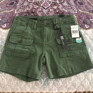 Out from the Kloth army green cargo shorts